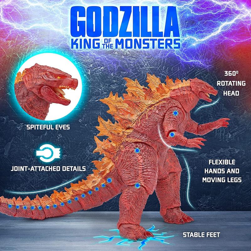 godzilla Toys-godzilla Action Figure - Dinosaur Toy Monster King Action Figure Statue Model Toy Decoration