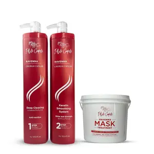 I Belli Capelli Ravenna Hair Surgery Kit - Professional Shampoo & Intense Moisturizing Mask with Panthenol & Keratin for Shiny Hair Care Hydrating Moisture Hydrate Moisturize Moisturizer