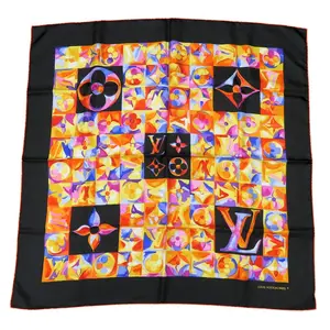 Pre-owned Louis Vuitton Others Small Leather Goods Monogram Silk Scarf