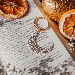 Winter's Moon Fantasy Hard Enamel Keychain