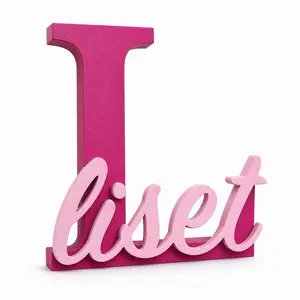 Custom Name Letter Sign | Personalized 3D Name Decor | Layered Name Plaque | Nursery Kids Room Decor | Custom Gift