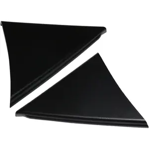 25838246 25838248 Front Door Upper Trim Panel Interior Triangle Cover Compatible with 2007-2013 Chevy Chevrolet Silverado  Sierra 1500 2500  3500  Replaces