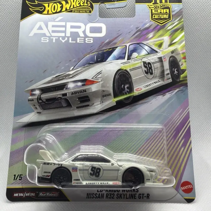 Hot Wheels 2026 Car Culture Aero Styles LB Kaido Works Nissan R32 Skyline GT-R