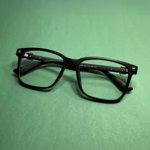 Sword Engraved Black & Silver Bluelight Glasses Unisex Stainless Steel Frame with Blue Light Protection & Unique Cross Engraving for Comfortable Wear