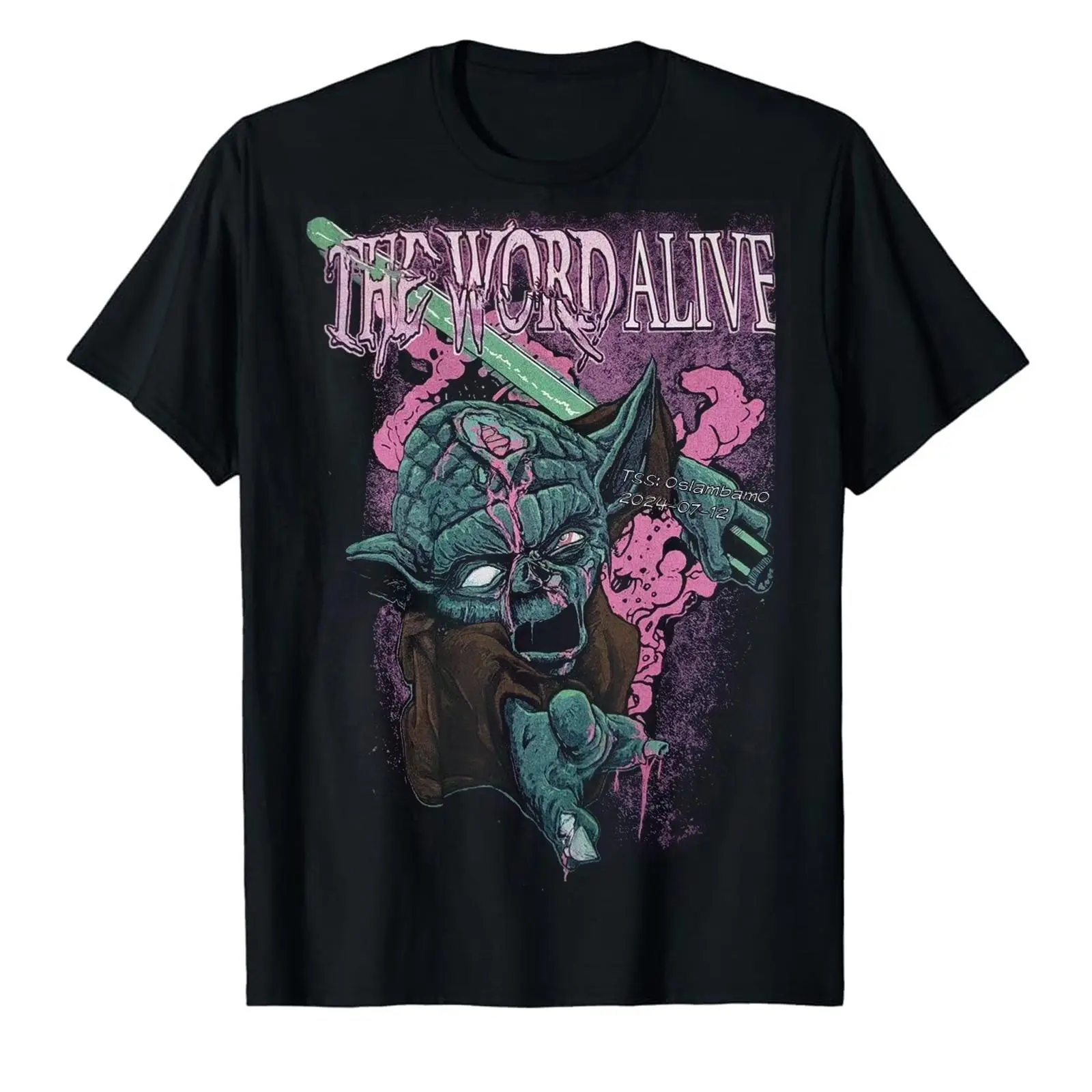 The Word Alive Zombie Yoda shirt