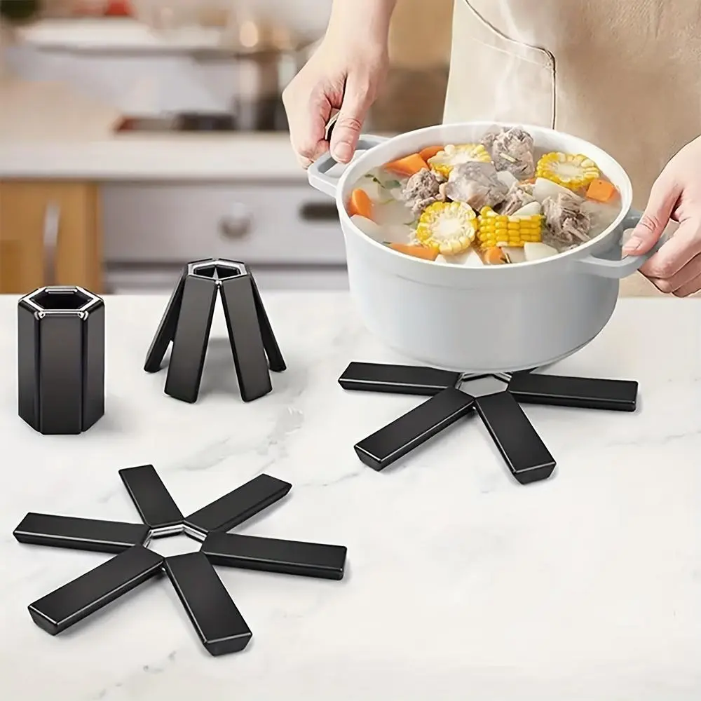 1 Multifunctional Folding Insulation Mat - Heat Resistant, Non-Slip Kitchen Mat for Pots and Pans - Perfect Gifts for Christmas, Easter, Halloween, Valentine's Day Kitchenware