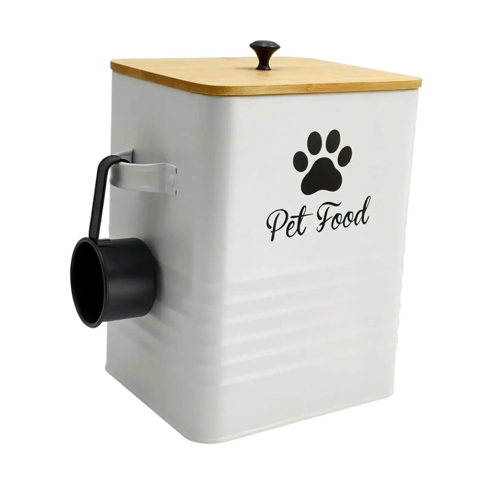 Airtight Pet Food Storage Container Moistureproof Dog Treat Jar Large Capacity Organizer for Dog and Cat Food Feeding Area
