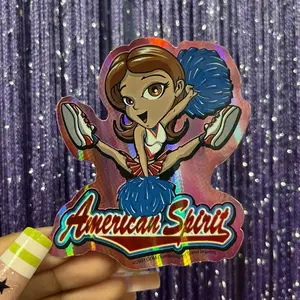 RARE Early 2000s Mcbling Holographic Vending Machine Car Stickers, Universal Durable Vehicle Exterior Decoration for Personalization, Easy Installation