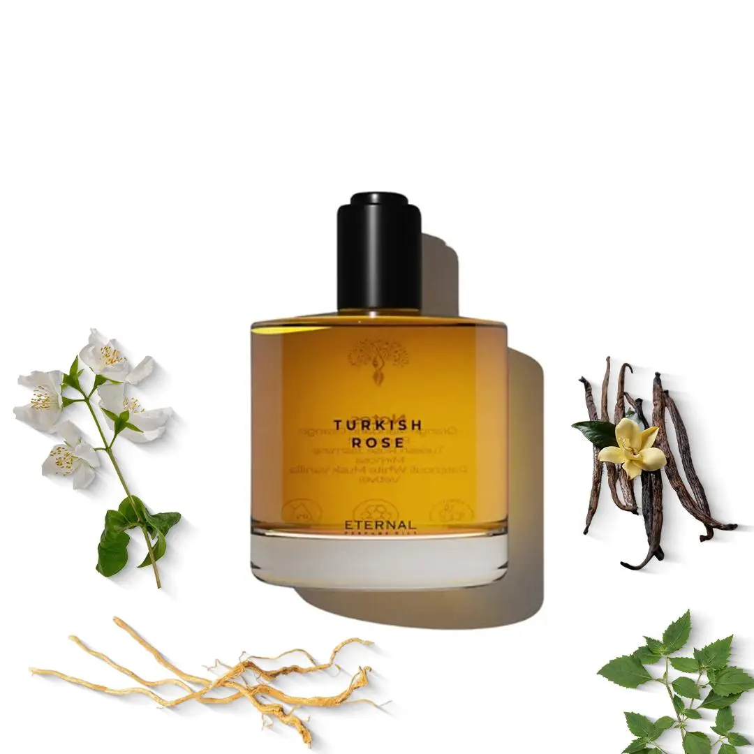 Eternal Perfume Oils – Turkish Rose Perfume Oil, Luxurious & Long-Lasting Scent for Women | 30ml