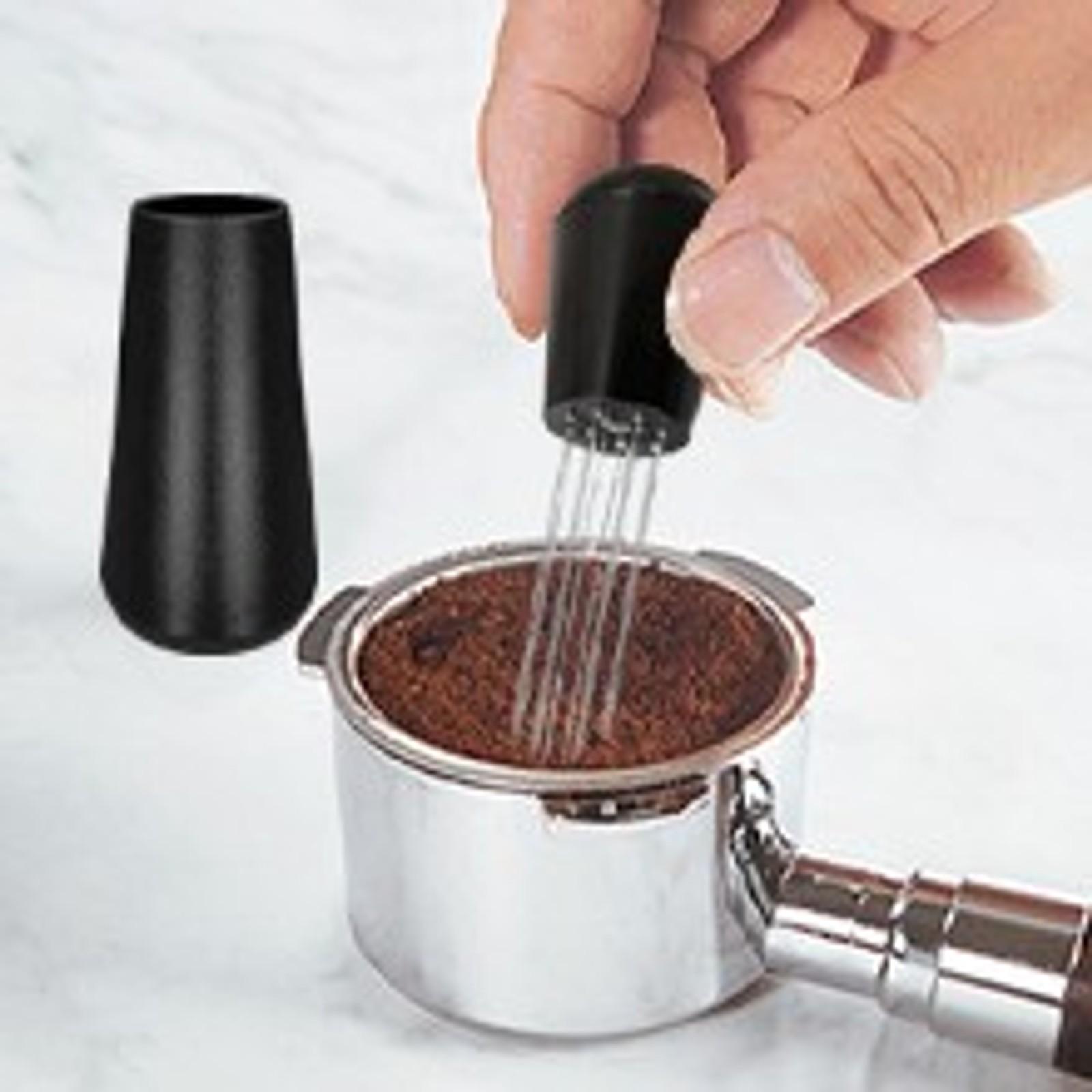 22 PCS 53mm Espresso Accessories Kit Barista Tamper Set with Frothing Pitcher WDT Tool Stirrer Tamper Mat Coffee Stencils Latte Art Pen