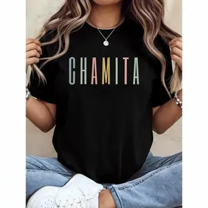 Unisex Venezuelan Pride Print Oversized Cotton T-Shirt Soft Fashionable Casual Short Sleeve Crew Neck Top for Men Women Summer Daily Wear