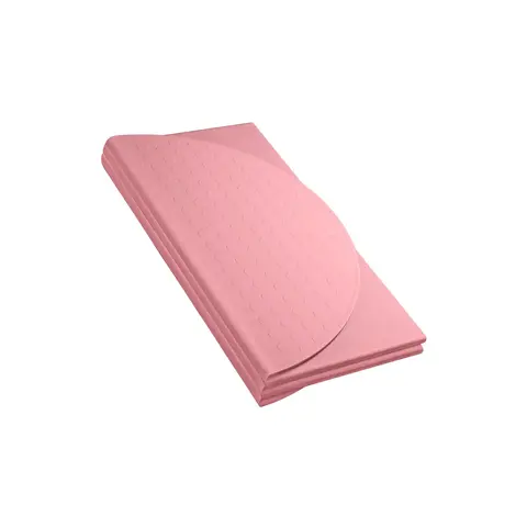 Bala 1x Compact Exercise Mat - 12MM Thick EVA Foam, 68”x24” Capsule Shape, Non-Slip Surface, Foldable Travel-Ready, Booty Band Included, Home Yoga & Pilates Equipment for Studio & Home Rehab, Exercise Mats for Floor