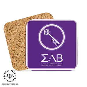 Sigma Lambda Beta Beverage Coasters Square (Set of 4)