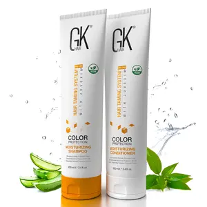 GK HAIR Moisturizing Shampoo and Conditioner for Color Treated Hair - Daily Use Cleansing Dry to Normal Sulfate Paraben-Free - All Hair Types