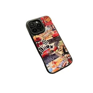 Cars Lightning McQueen Phone Case Strong Magnetic For Iphone And Samsung, Tough Phone Case