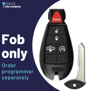 2013-2017 Dodge Ram 5-Button Remote Key Fob (GQ453T-5B-FOB)