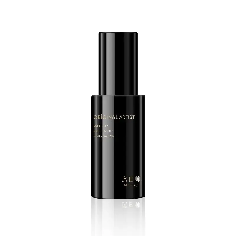 OR-AR Original Artist Black Bottle Long-wear Flawless Foundation Suitable for Combination Dry & Oily Skin Hydrating & Skin-Fitting Concealing Sweat-proof