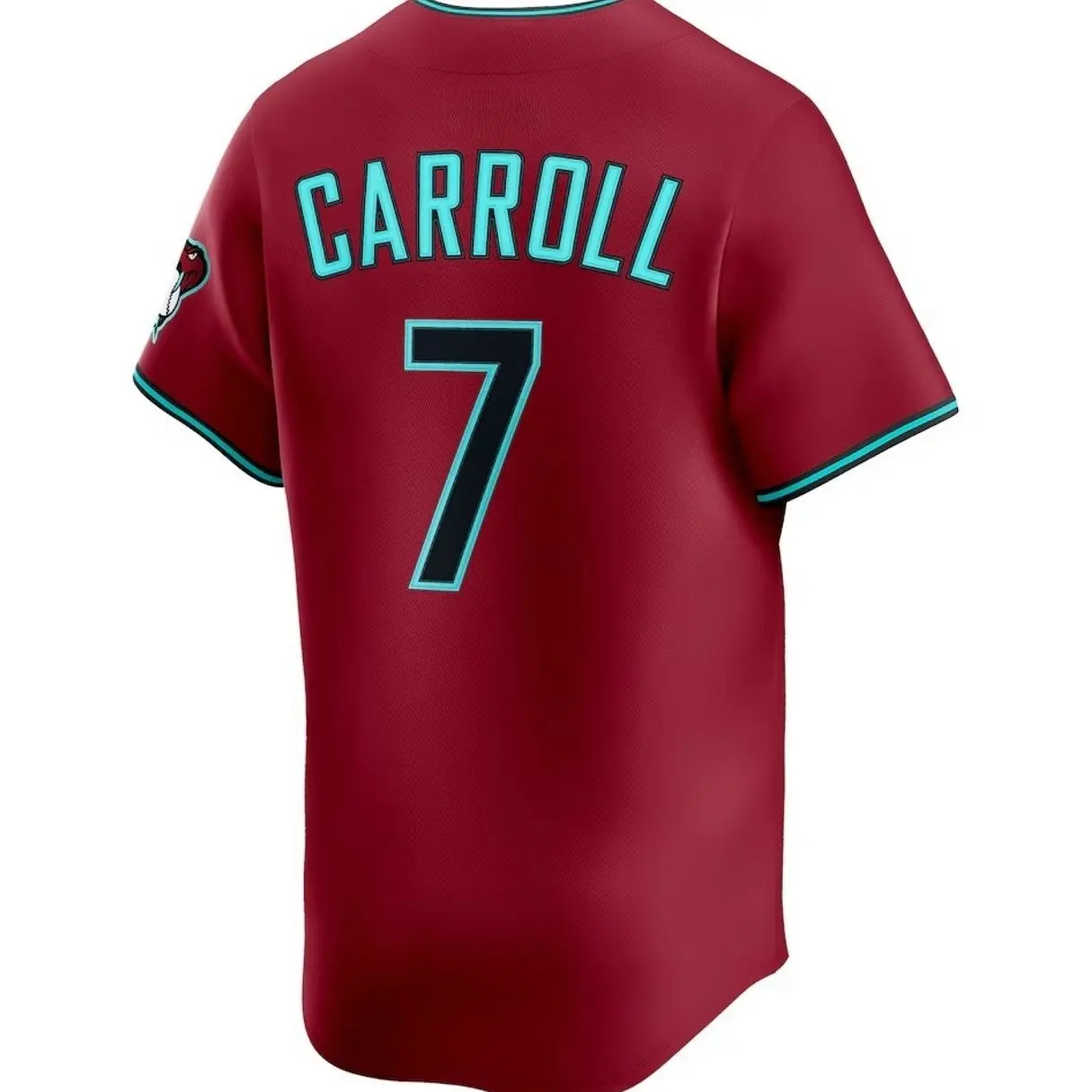 Unisex Baseball 2026 Arizona Carroll 7 Jersey Alternate Replica Jersey - Red