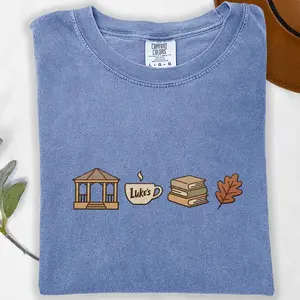 Stars Hollow Shirt, Luke's Coffee Shirt, Gilmore Girls Fall Graphic Tee, Where You Lead I Will Follow Gift