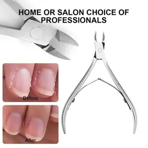 Classic Stainless Steel Nail Clippers, Precision Trimming for Fingers and Toes, Curved Blades, Professional Cuticle Scissors, Foot Care Tool