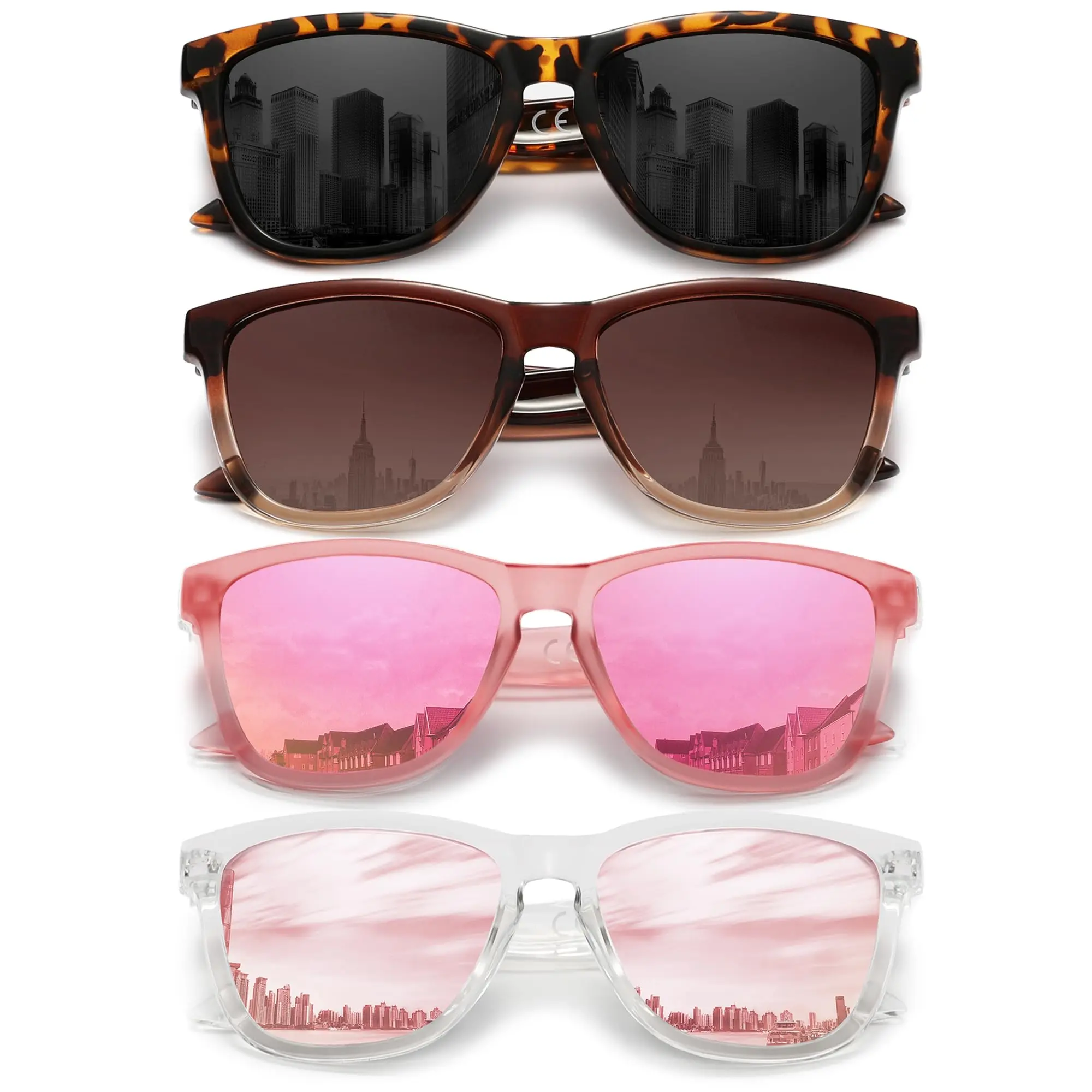 2black/Brown/Clear Pink2