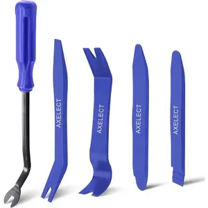 5 Pack Trim Removal Tool Kit, No Scratch Plastic Pry Tool Kit, Auto Trim Tool Kit For Car, Car Panel Door Window Tools Kit, Fastener Removal Interior Trim Tools