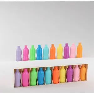 Color Matching & Sorting Game - Bottle Cap Toy for Toddlers & Families, Educational Montessori Toy for Learning Colors, Fine Motor Skills, Fun Board Game for Kids & Adults