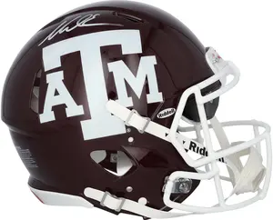 Mike Evans Texas A&M Aggies Autographed Riddell Maroon Speed Authentic Helmet - Fanatics Authentic Certified