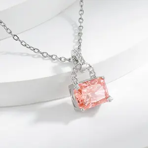 S925 Silver Love Lock Necklace