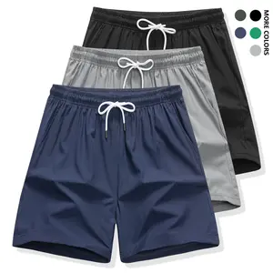 Men's Casual Loose Quick-Dry Athletic Shorts, Lightweight Men's Running Shorts with Elastic Waistband, Drawstring, and Pockets, Suitable for Workouts and Training