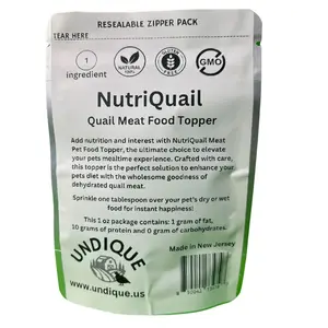 Undique NutriQuail Premium Meat Pet Food Topper for Enhanced Nutrition