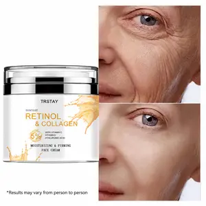 TRSTAY Retinol Collagen Peptide Moisturizer, Day & Night Face Cream for Fine Lines, Firm & Smooth-Looking Skin