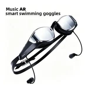 AR Smart Swim Goggles SollaWave,  Swim Goggles for Men and Women, Anti-Fog Glasses, Professional Swimming Equipment, AI Smart Glasses, Swimming Headphones, Multiple Training Modes, Waterproof hifi quality