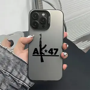 Fashionable New Creative AK-47 Design Phone Case Suitable for Iphone 17, 16E, 16, 15, 14, 13, 12, 11 Mini Pro Max Air X XR XSMAX 8 7 Plus, Anti-Drop Frosted Back Cover.