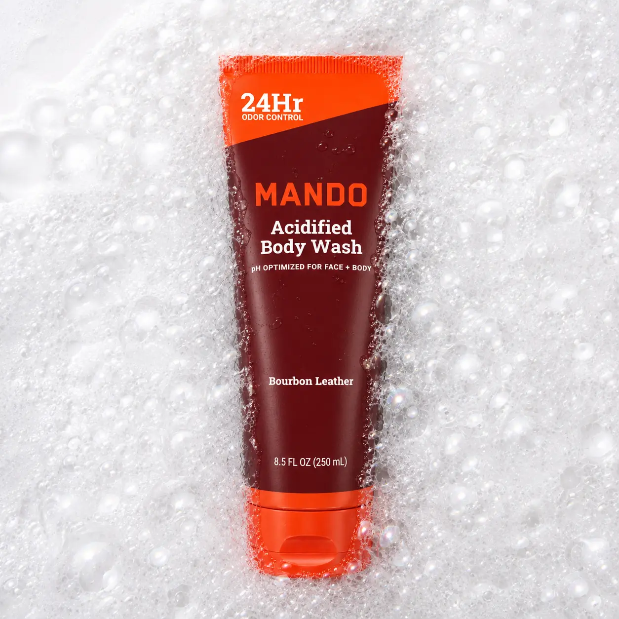 Mando Whole Body Wash – Aluminum Free, Odor-Eliminating, pH-Optimized Body Wash for MenAcidified pH Optimized Body Wash for Men (for pits, private, feet, and beyond)