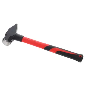 360 stand 3lb Cross Pein Hammer, Stainless Steel, Heavy Duty, Fiberglass Grip