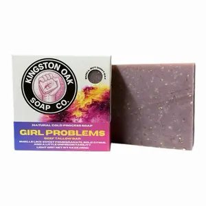 Kingston Oak Soap Company Girl Problems! Beef Tallow Cold Process Soap (5.5 oz)