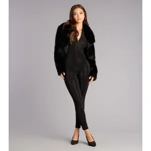 Shine On Rhinestone Zip-Up Jumpsuit