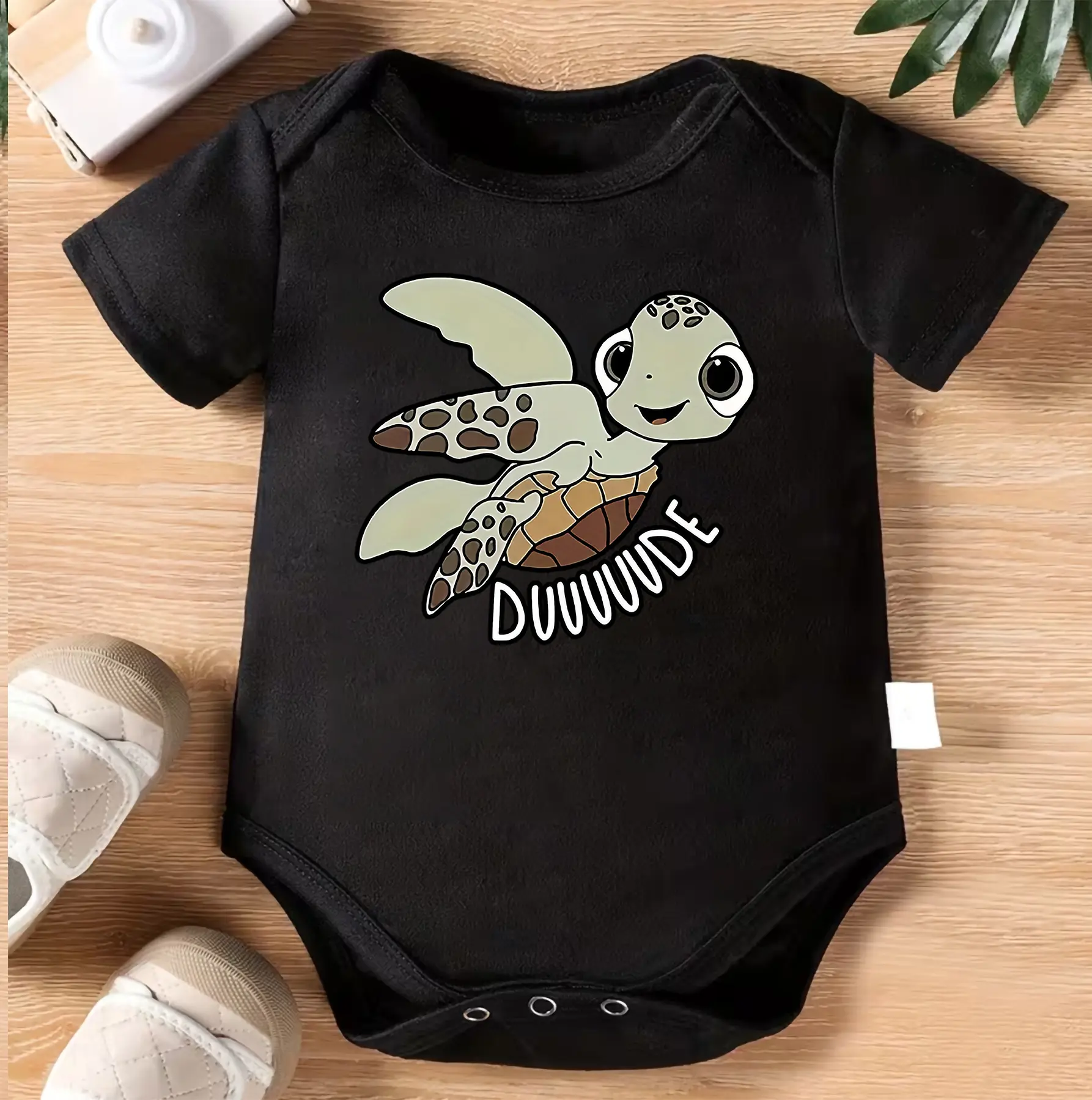 Cute Sea Turtle Dude Baby Bodysuit, Funny Turtle Baby Onesie, Ocean Animal Infant Outfit, Beach Baby Clothes, Nautical Baby Gift, Cute Baby Shower Gift