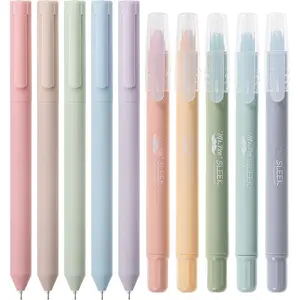 - No Bleed Gel Highlighters,  Colors, 8 Pack,  Highlighters and s No Bleed,  Markers for Study, Journaling, School Supplies and Accessories