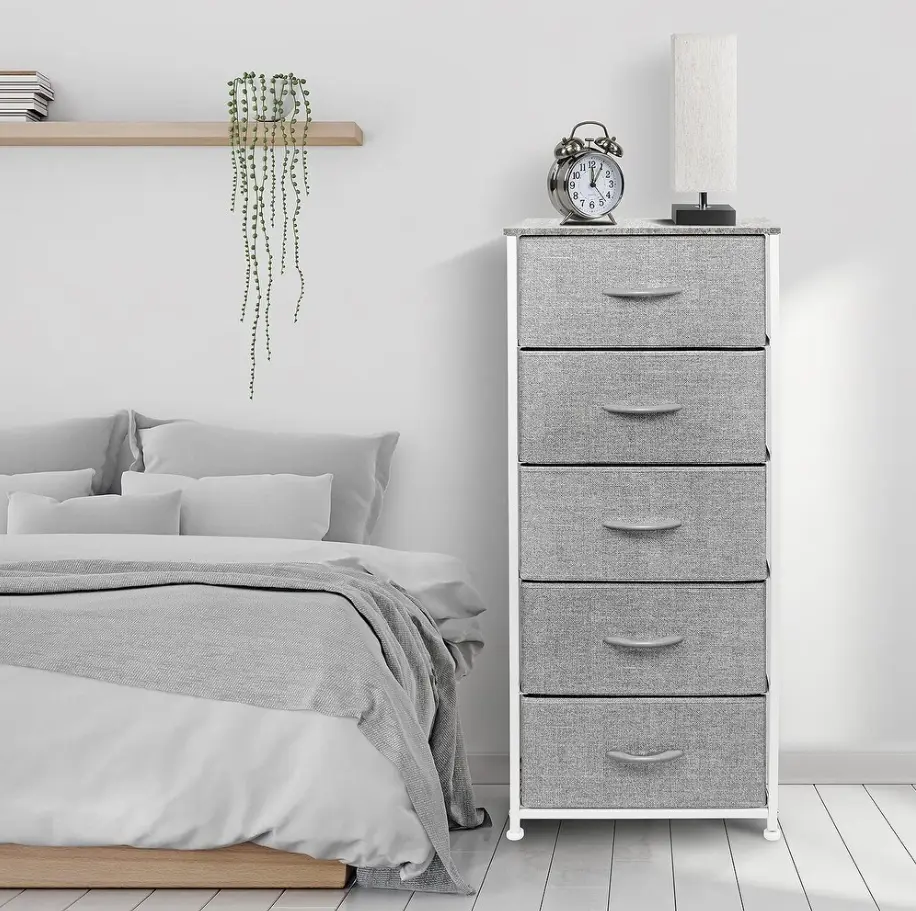 Tall Dresser with 5 Drawers