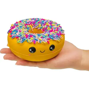 Rainbow Donut Squishys Toy, Slow Rising, Stress Relief, Fun, and Cute Plaything Perfect for Birthday Gift and Decoration