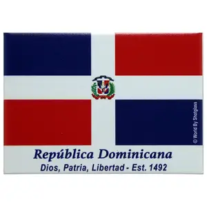 Dominican Republic Flag Caribbean Fridge Collector's Souvenir Magnet 2.5" X 3.5"