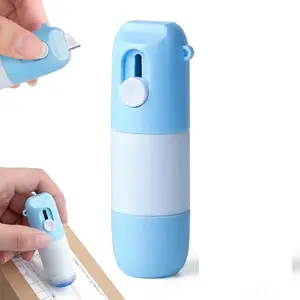2-Pack Thermal Paper Eraser Pen with Cutter, Water-Based Liquid Correction Tool, Ideal for Text Overwrite, New 2026 Model