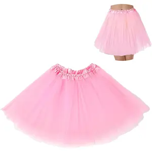 Tutus for Women Adult Tutu Tulle Skirts Costumes for Women 3 Layered Womens Tutu Skirts for Girls Teens Halloween Ballet