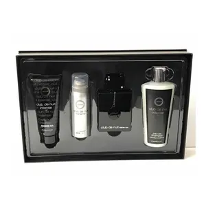 Armaf Club De Nuit Intense 4 Piece Set - Includes Body Spray, Shower Gel, Body Care & Scented Fragrance in Black Packaging