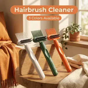 Hollow Comb Cleaning Brush, Multi-functional Hairbrush Cleaning Claw Cleaner Pack Tool
