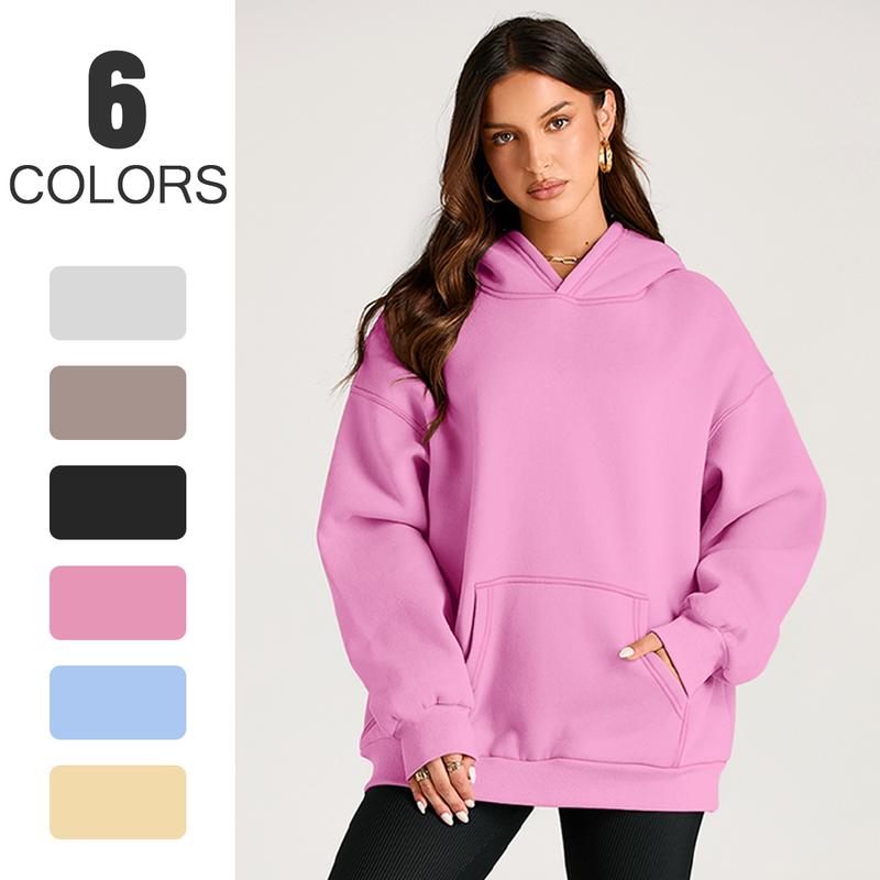 AUTOMET Womens Oversized Hoodies Fleece Sweatshirts Long Sleeve Sweaters Pullover Fall Clothes with Pocket Fallreshness