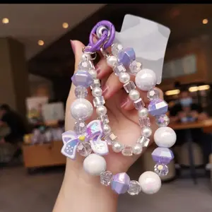 Short Wrist Pendant Rainbow Mouse Chain Mobile Phone Lanyard Bow Exquisite Small Mouse Pendant Universal Phone Anti Drop Hanging Mobile Phone Lanyard Short Style Wrist Strap Bow Knot Handmade Beaded Bracelet Pendant Lanyard Wide Wrist Strap AntiLoss Lanya