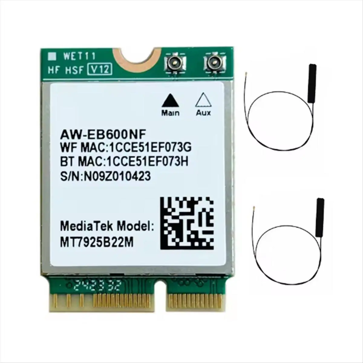MTK7925 WiFi7 Tri Band Wireless Network Card WiFi Card 2.4G/5G/6Ghz Network Wireless Adapter for Win10/Win11